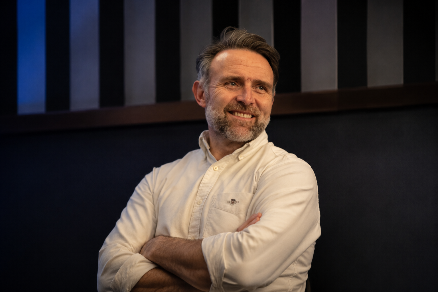 Dave Radley smiling